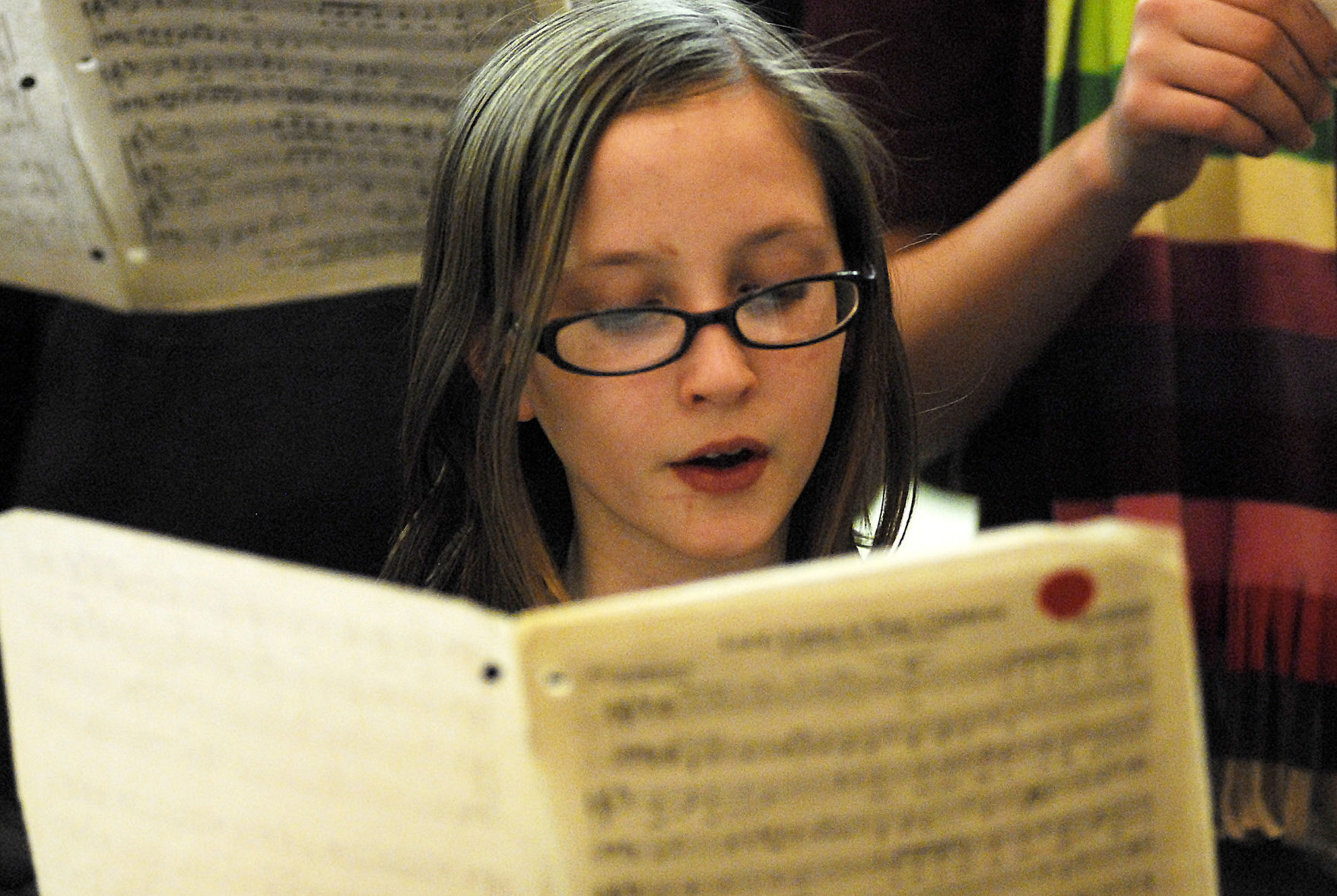 Children offer sounds of the season